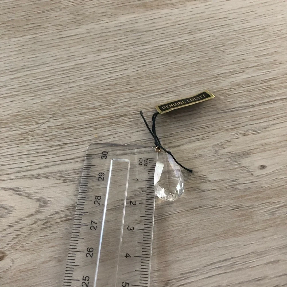 Vintage Genuine Lucite Pendant - Picture 2 of 2